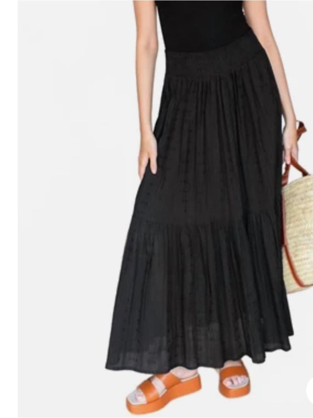 Emerson Fry India Collection Solstice Skirt Maxi Size XS